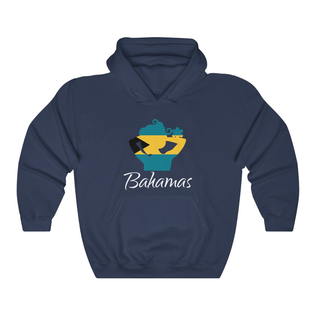 Bahamas Lady Flag Hoodie Sweatshirt 2 - Unisex