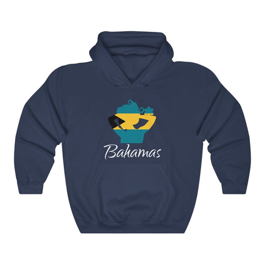 Bahamas Lady Flag Hoodie Sweatshirt 2 - Unisex