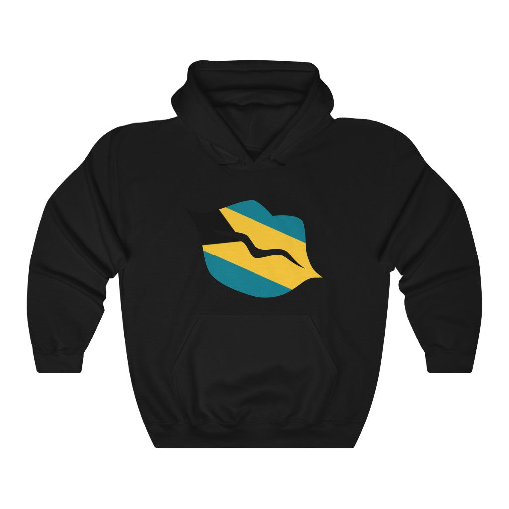 Bahamas Lips Flag Hoodie Sweatshirt - Unisex