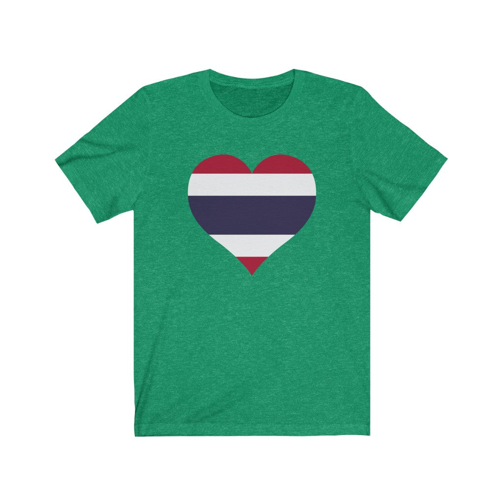 Thailand Heart Flag Premium Tee - Unisex