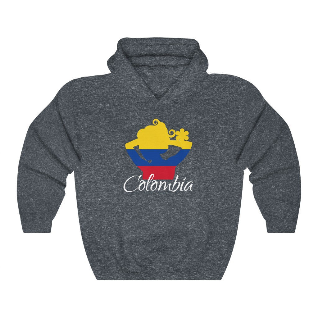 Colombia Lady Flag Hoodie Sweatshirt 2 - Unisex