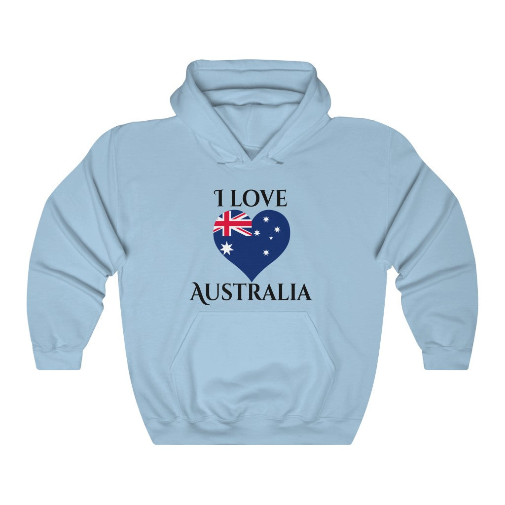 Australia Heart Hoodie Sweatshirt 1 - Unisex