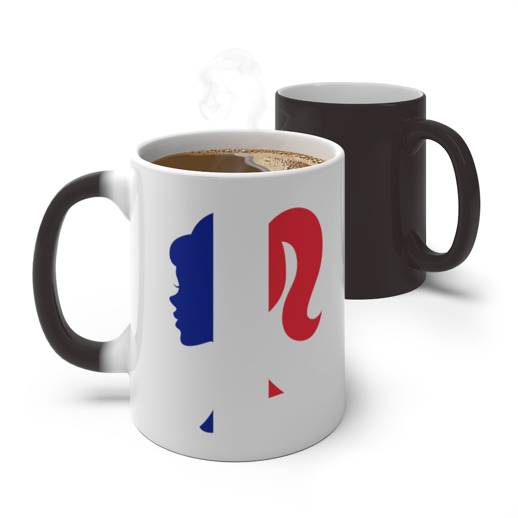 France Girl Color Changing Mug