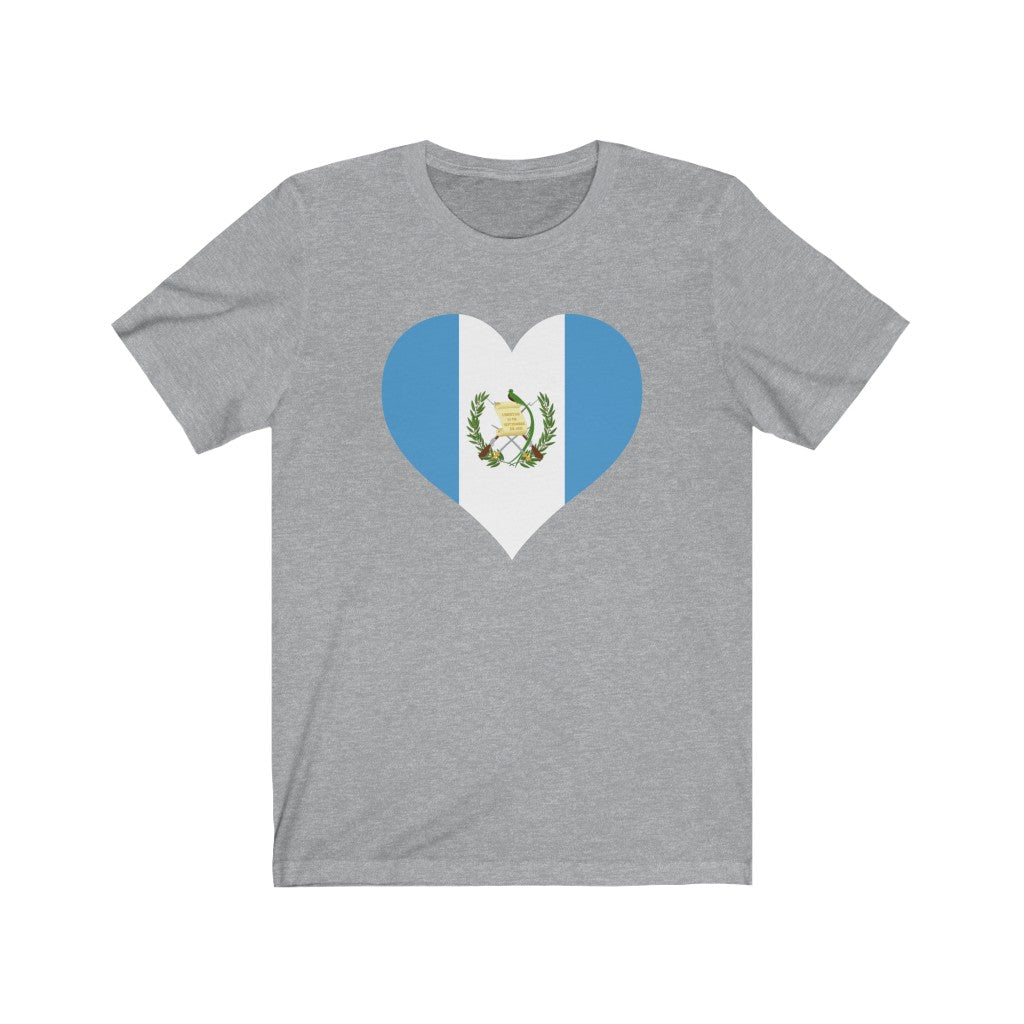 Guatemala  Heart Flag Premium Tee - Unisex