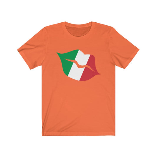 Italy Lips Flag Premium Tee - Unisex