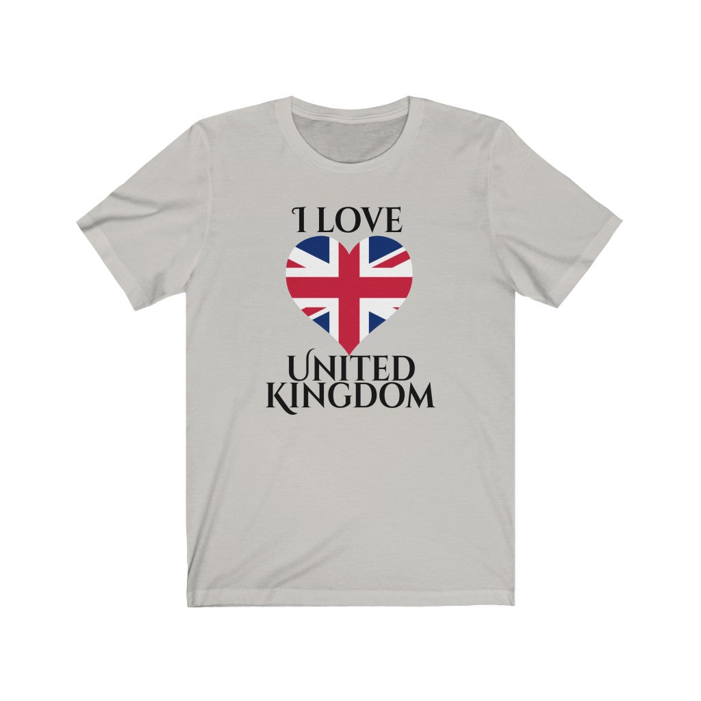 United Kingdom Heart Flag Premium Tee 1 - Unisex