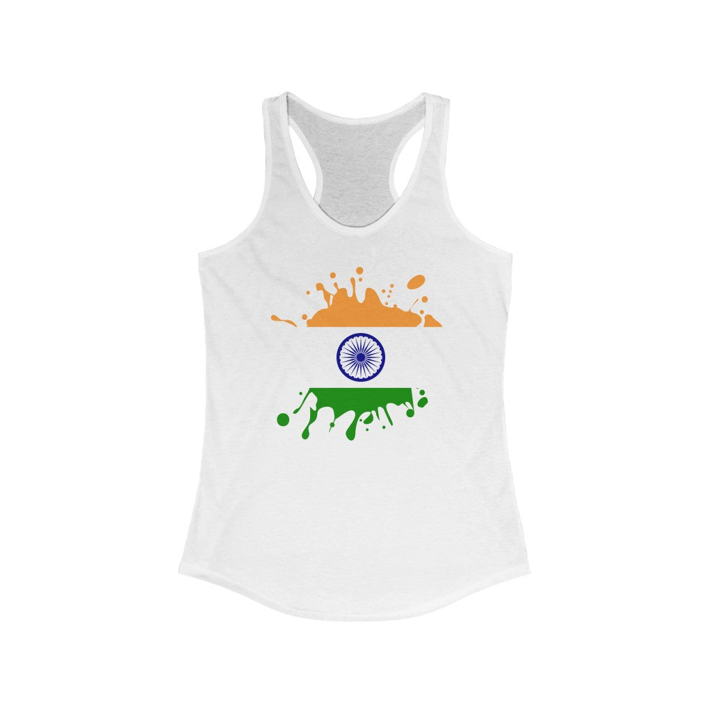 India Splat Flag Tank - Women