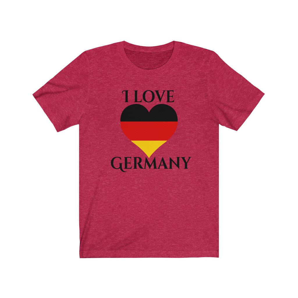 Germany Heart Flag Premium Tee 1 - Unisex