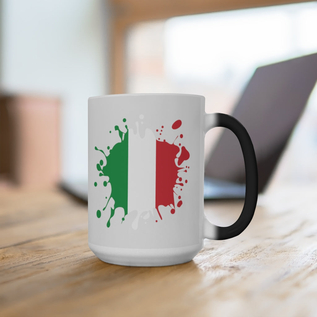 Italy Splat Color Changing Mug
