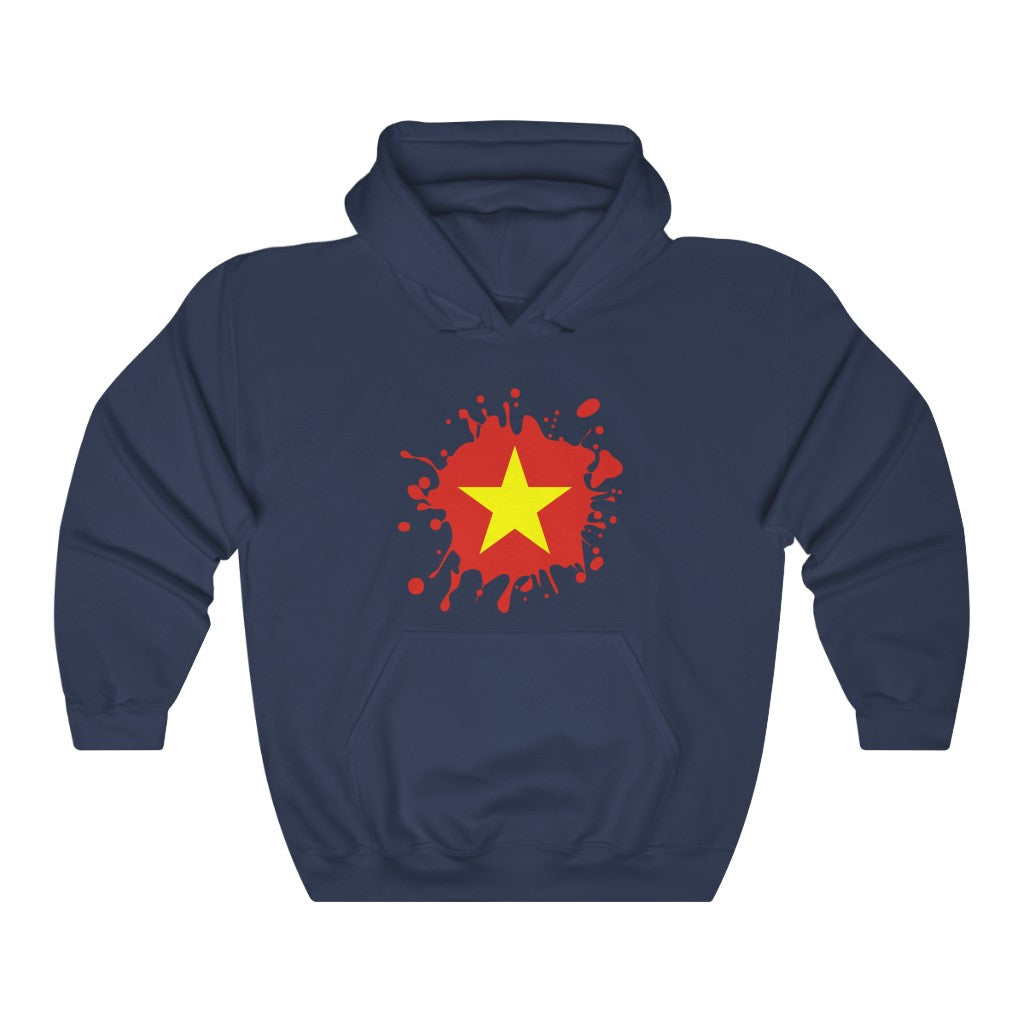 Vietnam Splat Flag Hoodie Sweatshirt - Unisex