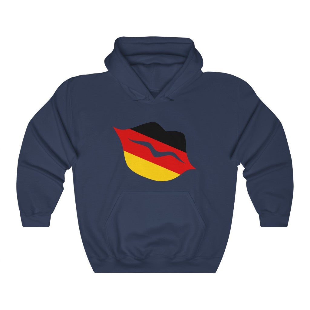 Germany Lips Flag Hoodie Sweatshirt - Unisex