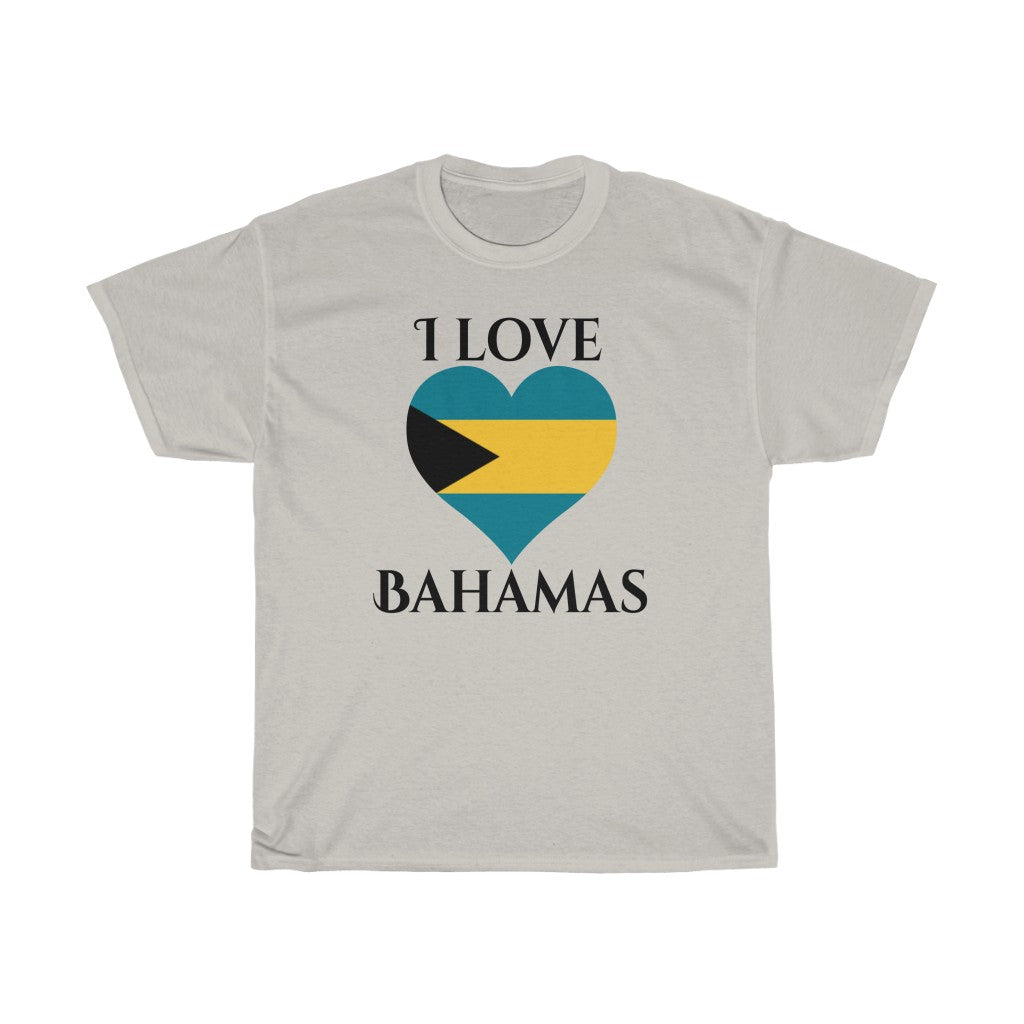 Bahamas Heart Flag Standard Tee 1 - Unisex