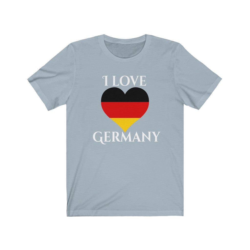 Germany Heart Flag Premium Tee 2 - Unisex
