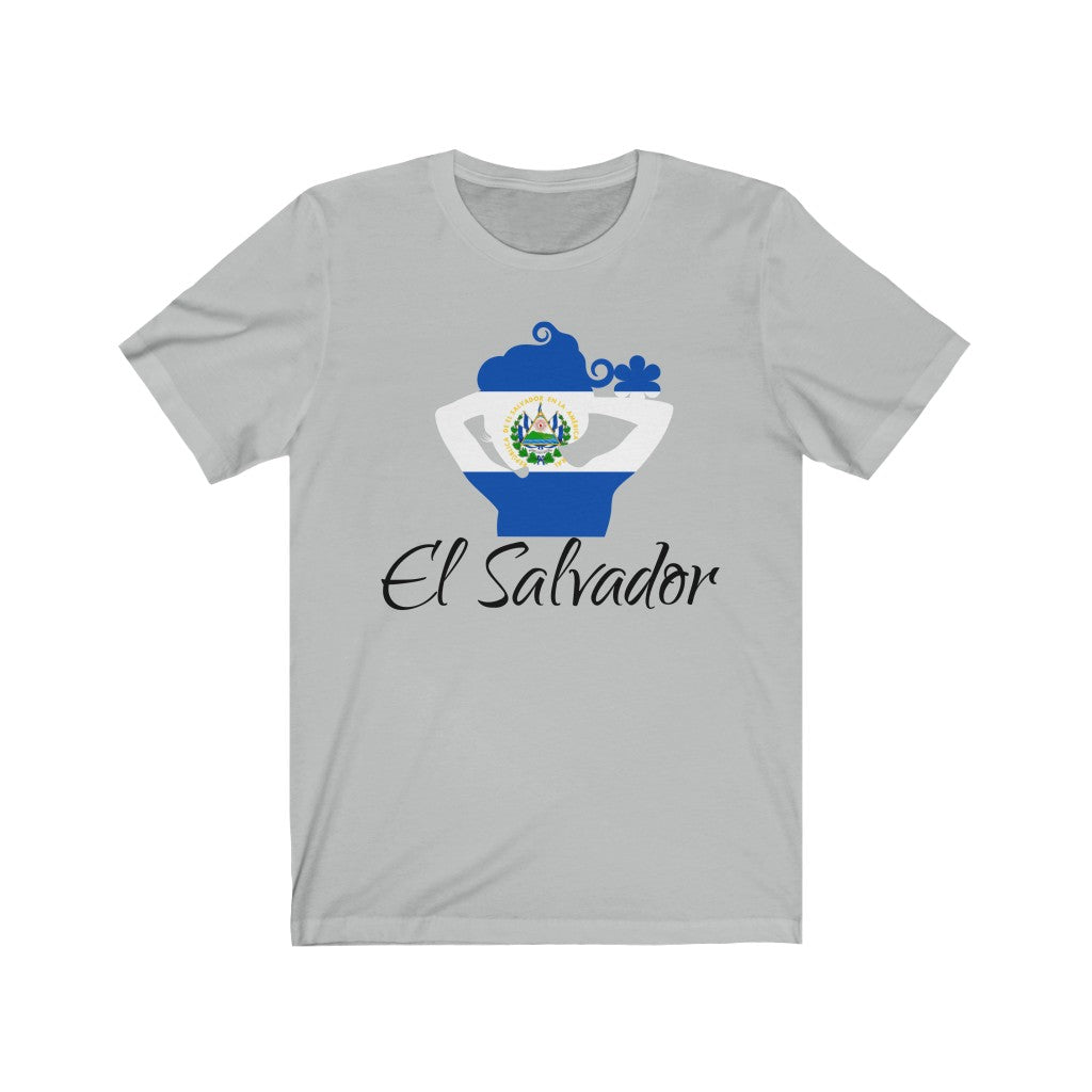 El Salvador Lady Flag Premium Tee 1 - Unisex