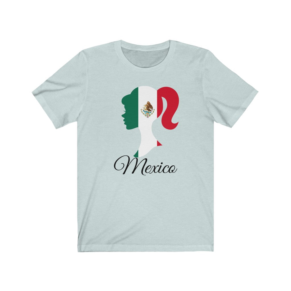 Mexico Girl Flag Premium Tee 1 - Unisex