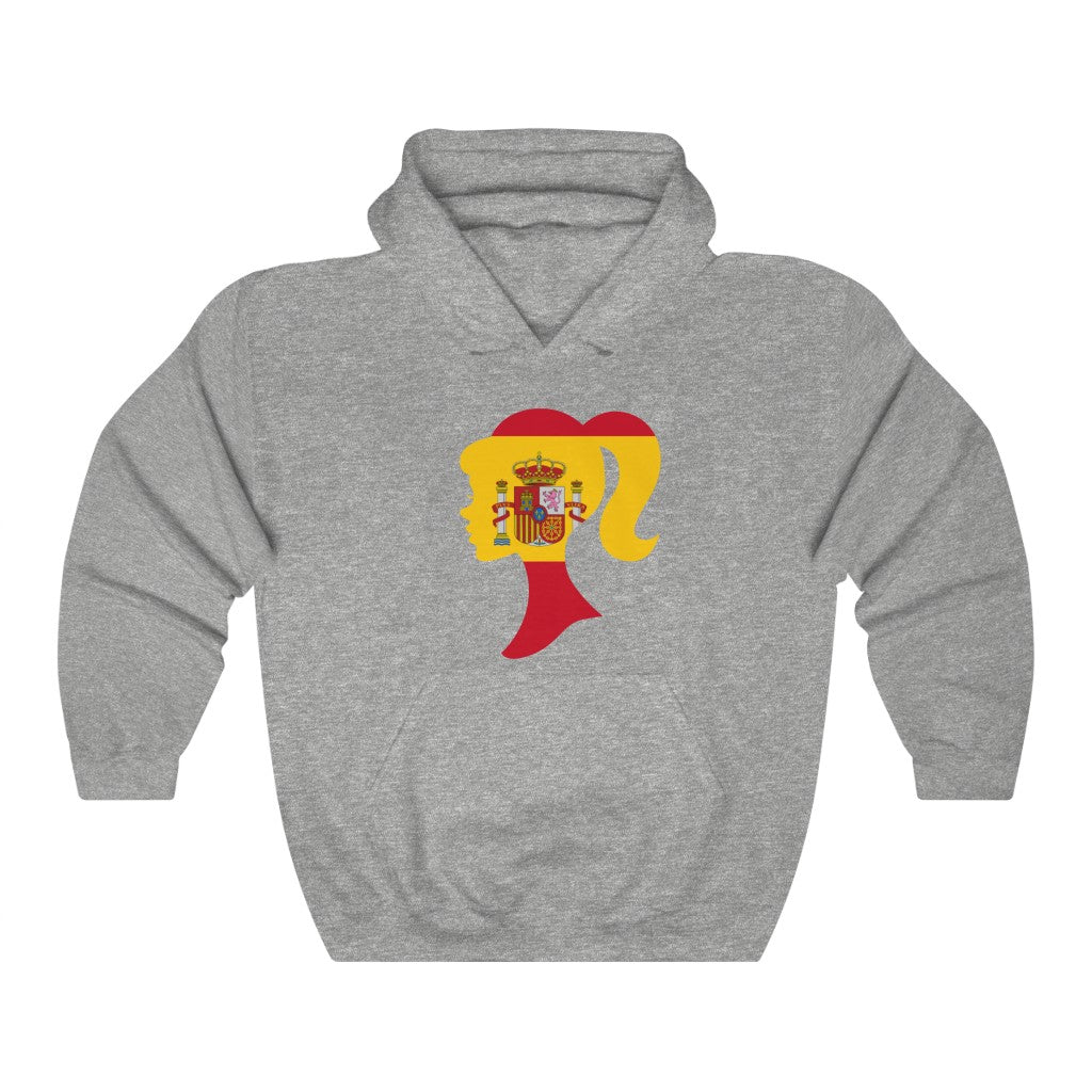 Spain Girl Flag Hoodie Sweatshirt - Unisex