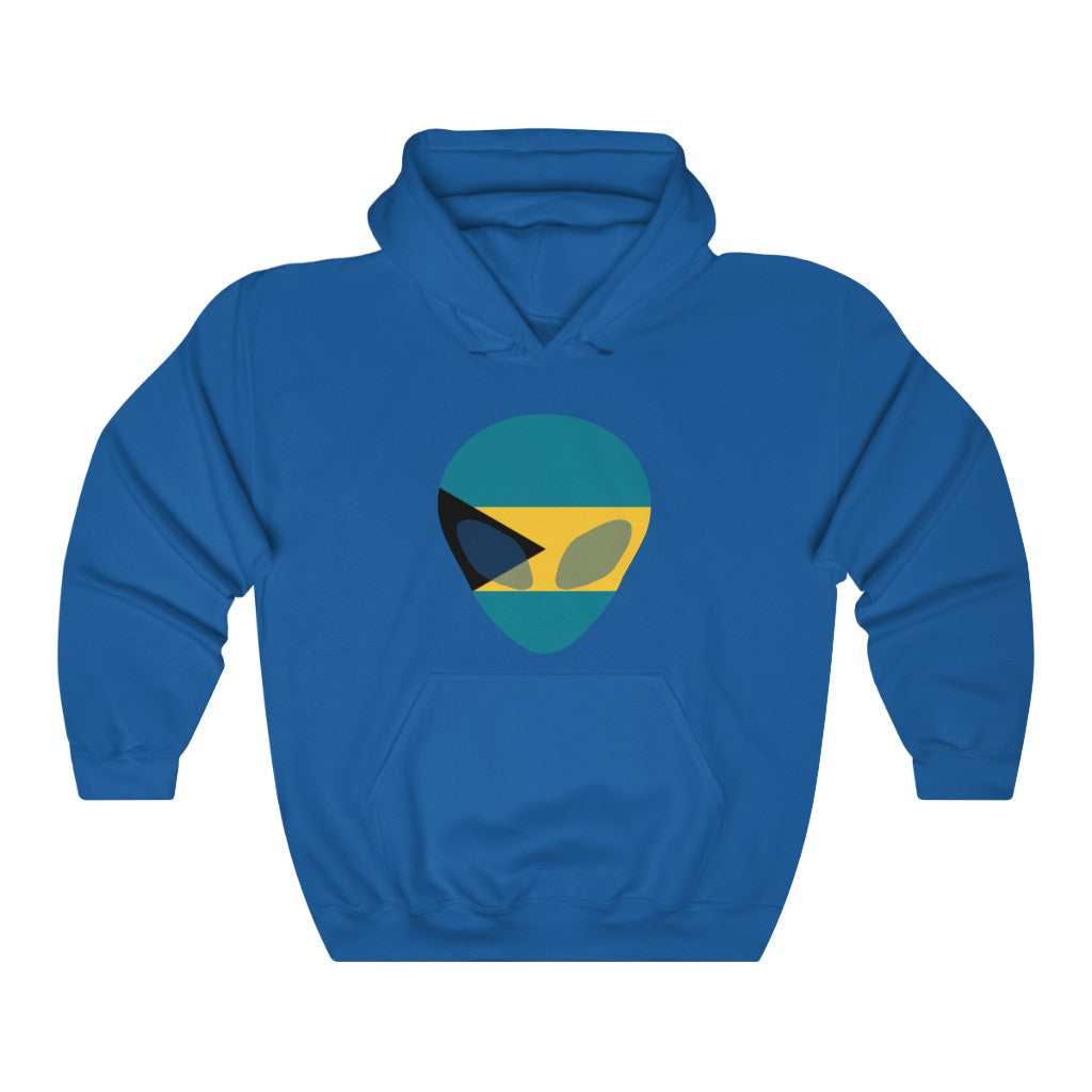Bahamas Alien Flag Hoodie Sweatshirt - Unisex