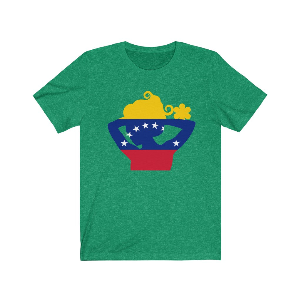 Venezuela Lady Flag Premium Tee - Unisex