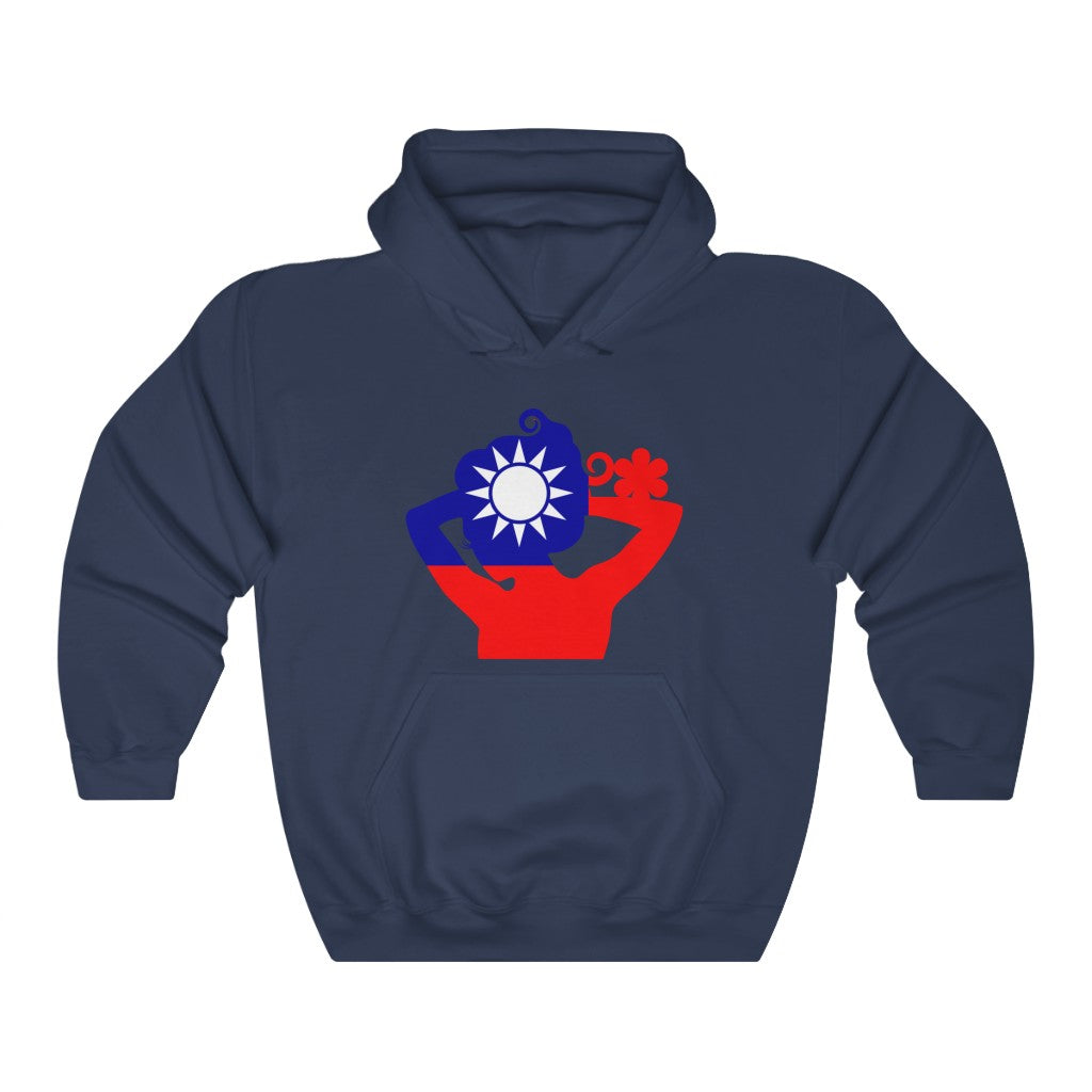 Republic of China - Taiwan Lady Flag Hoodie Sweatshirt - Unisex