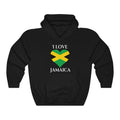 Jamaica Heart Flag Hoodie Sweatshirt 2 - Unisex