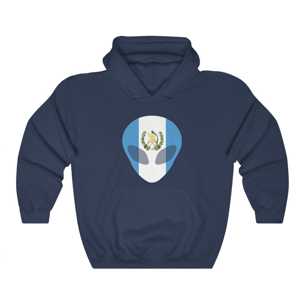 Guatemala Alien Flag Hoodie Sweatshirt - Unisex