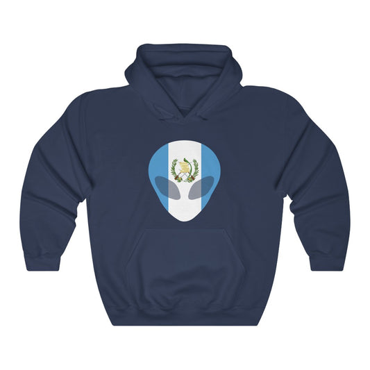 Guatemala Alien Flag Hoodie Sweatshirt - Unisex