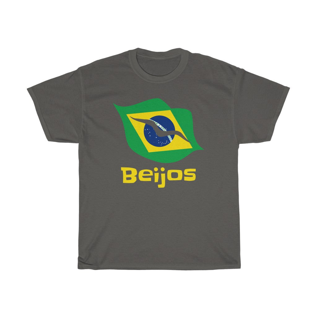 Brazil (Beijos) Lips Flag Standard Tee 1a - Unisex