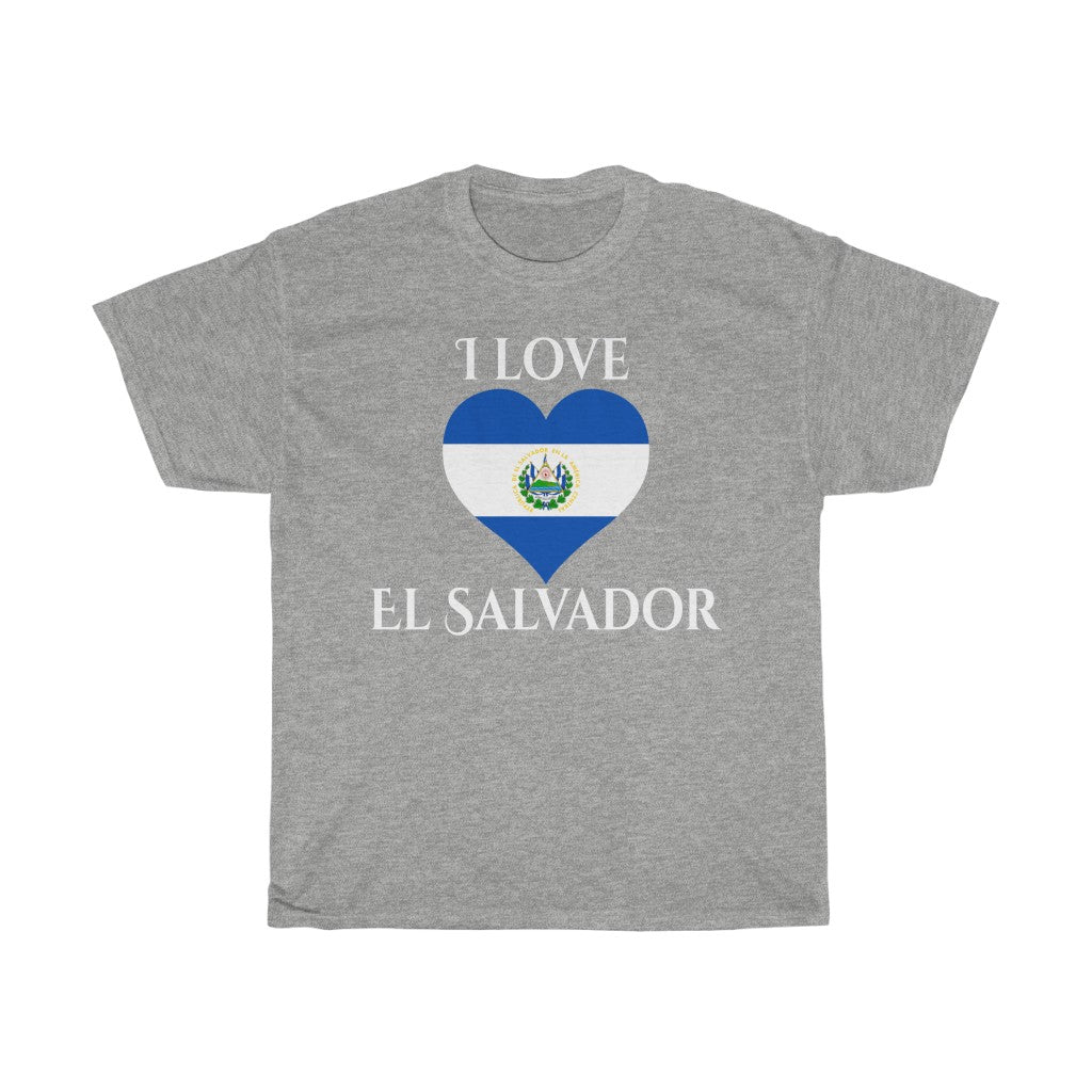 El Salvador Heart Flag Standard Tee 2 - Unisex