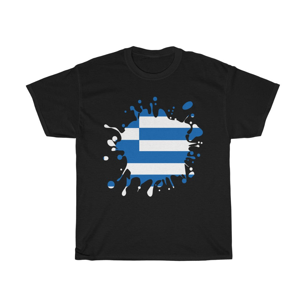 Greece Splat Flag Standard Tee - Unisex