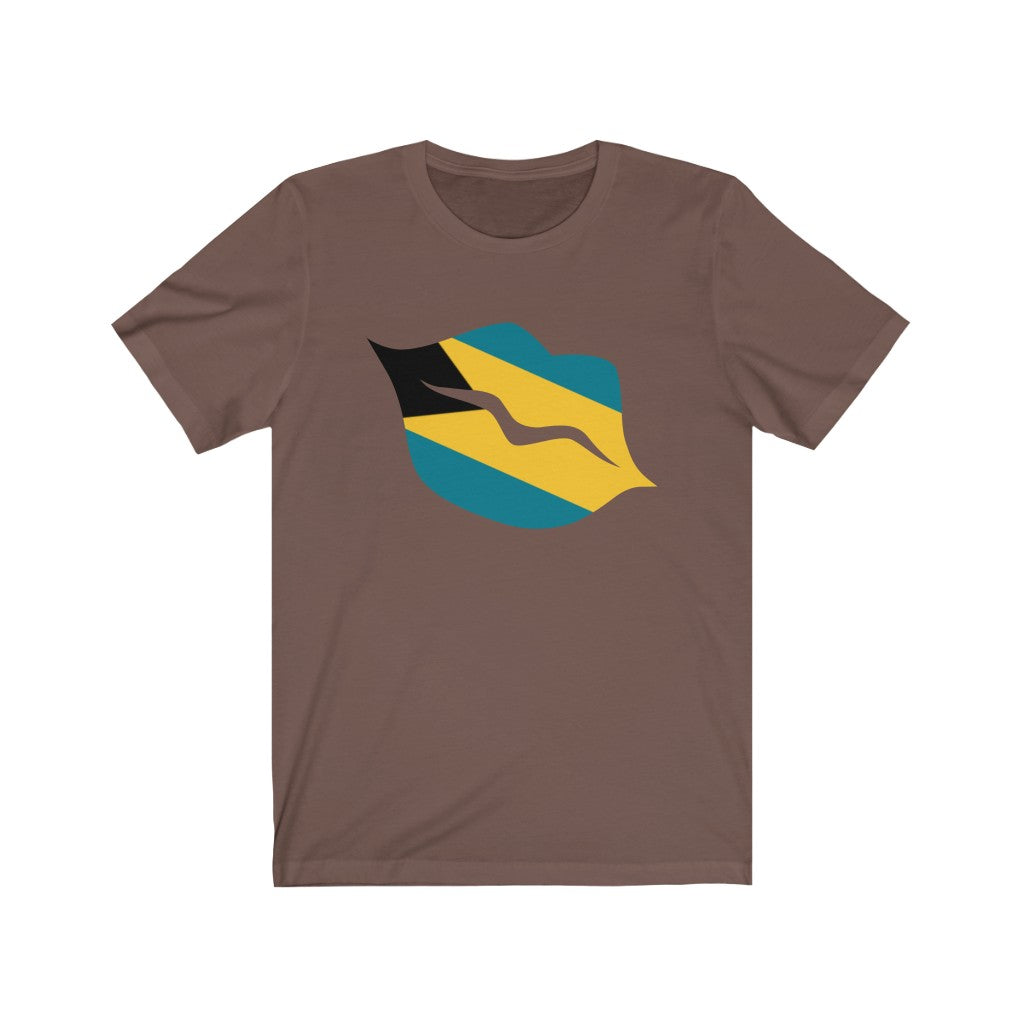 Bahamas Lips Flag Premium Tee - Unisex