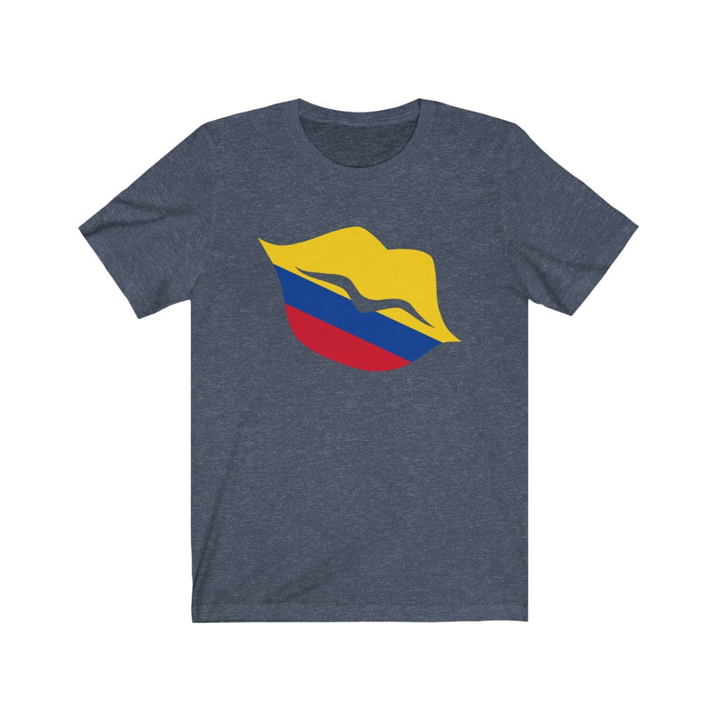 Colombia Lips Flag Premium Tee - Unisex