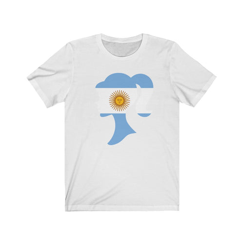 Argentina Girl Flag Premium Tee - Unisex