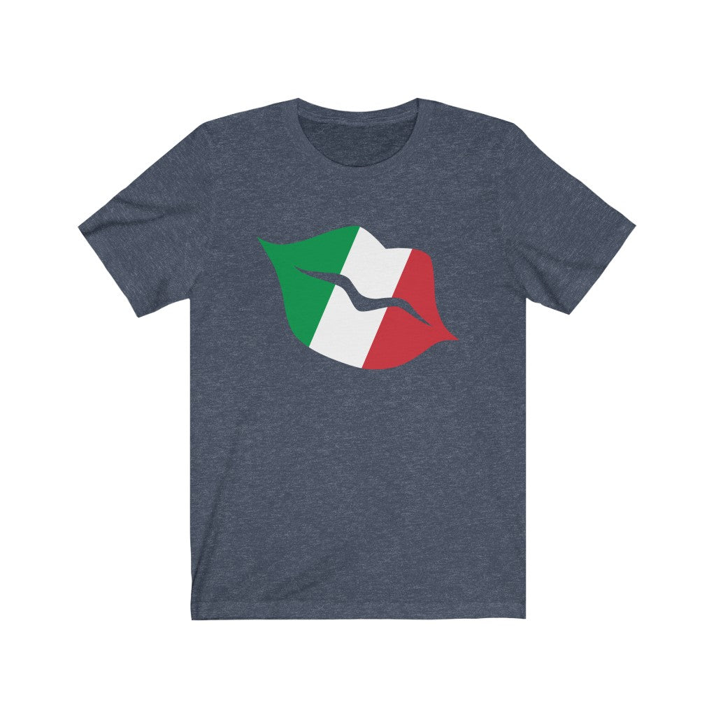 Italy Lips Flag Premium Tee - Unisex