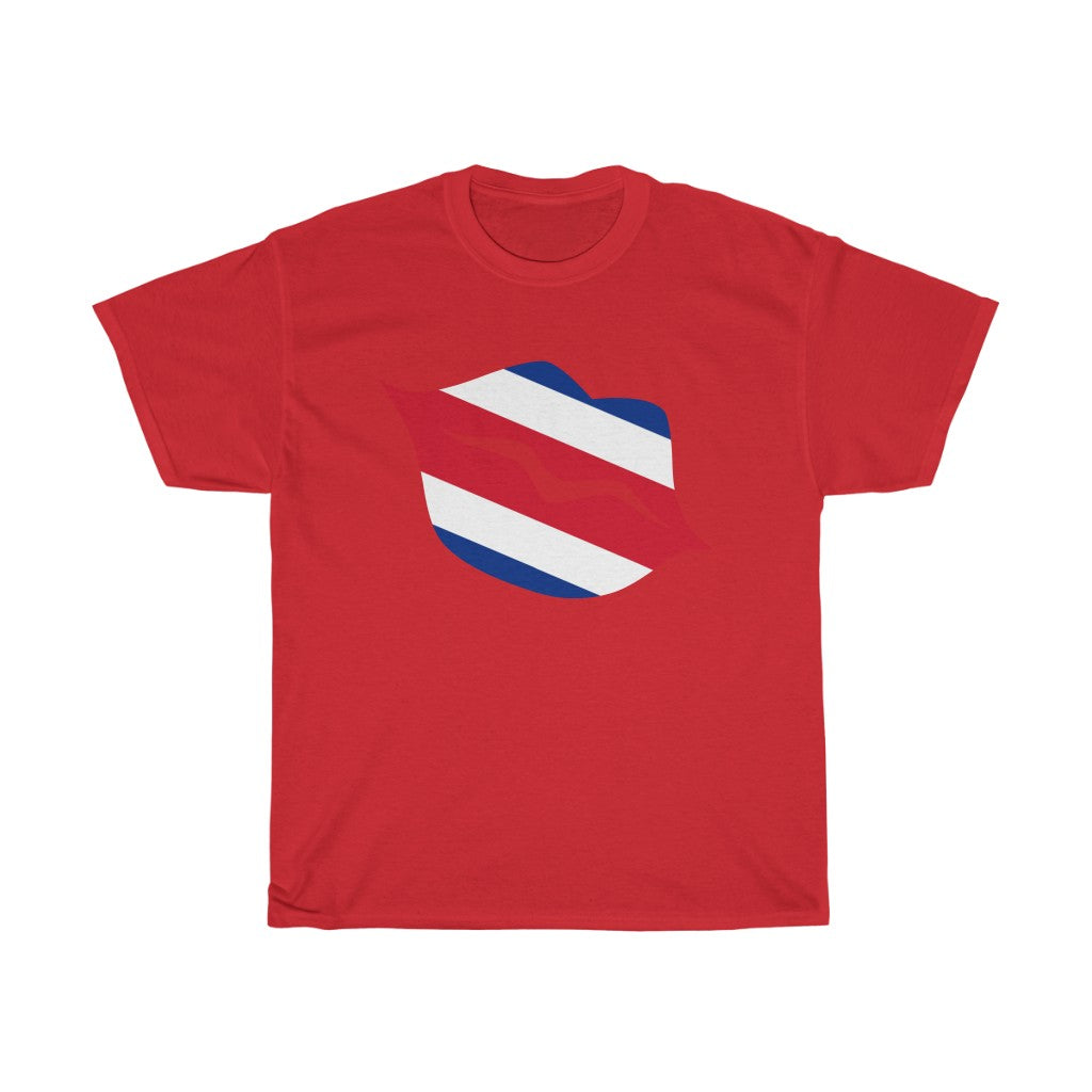 Costa Rica Lips Flag Standard Tee - Unisex