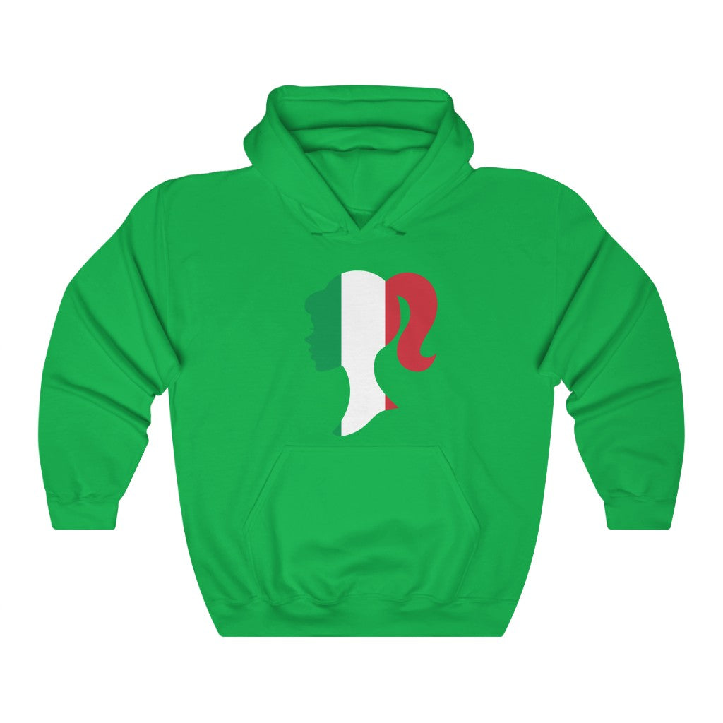Italy Girl Flag Hoodie Sweatshirt - Unisex