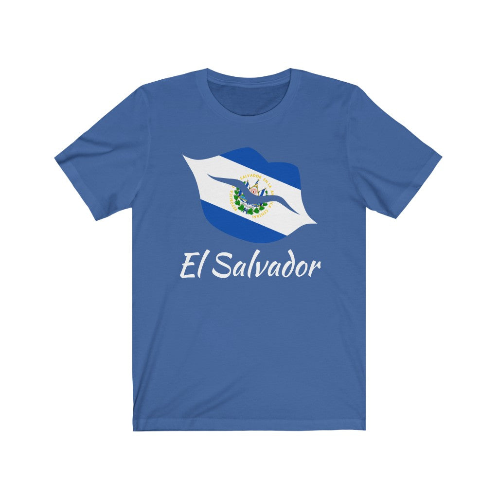 El Salvador Lips Flag Premium Tee 2 - Unisex