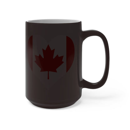 Canada Heart Color Changing Mug