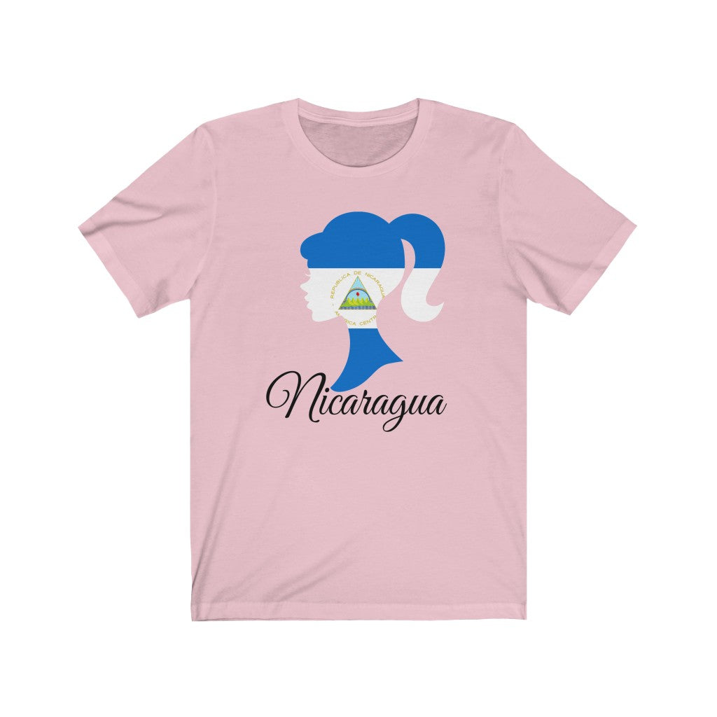 Nicaragua Girl Flag Premium Tee 1 - Unisex
