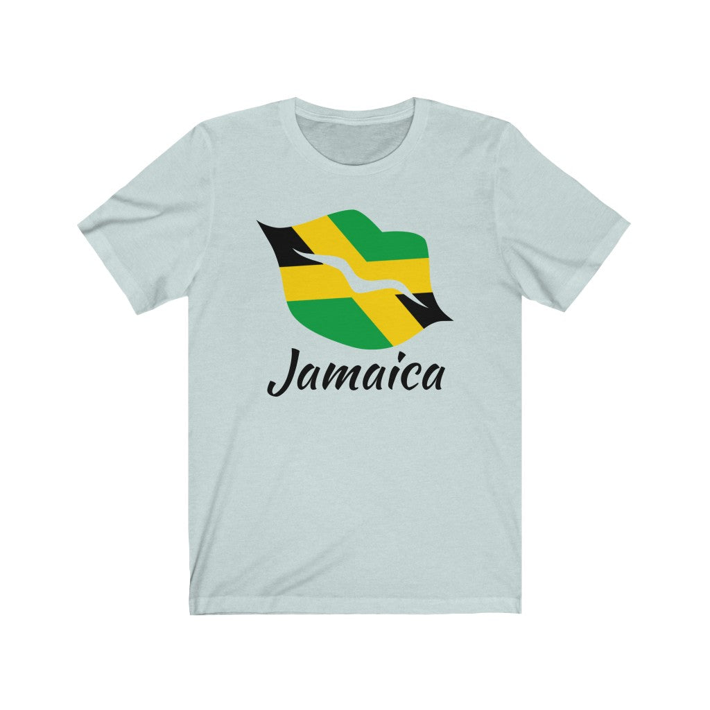 Jamaica Lips Flag Premium Tee 1 - Unisex