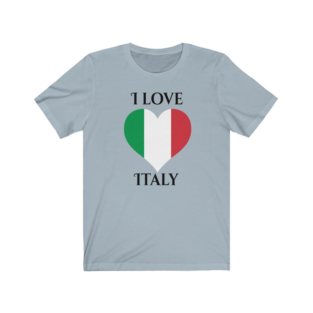 Italy Heart Flag Premium Tee 1 - Unisex