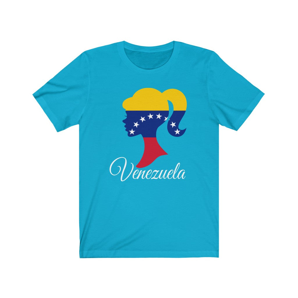 Venezuela Girl Flag Premium Tee 2 - Unisex