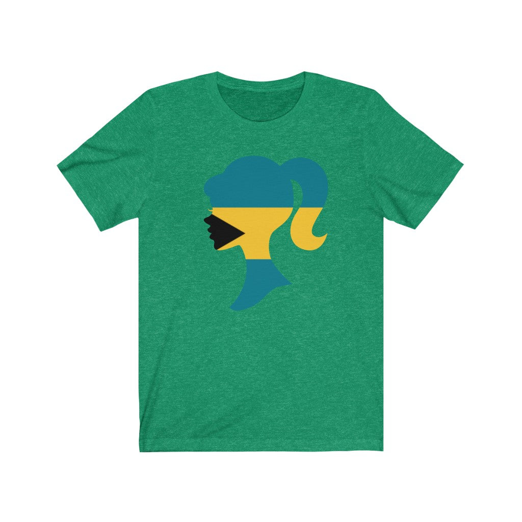 Bahamas Girl Flag Premium Tee - Unisex