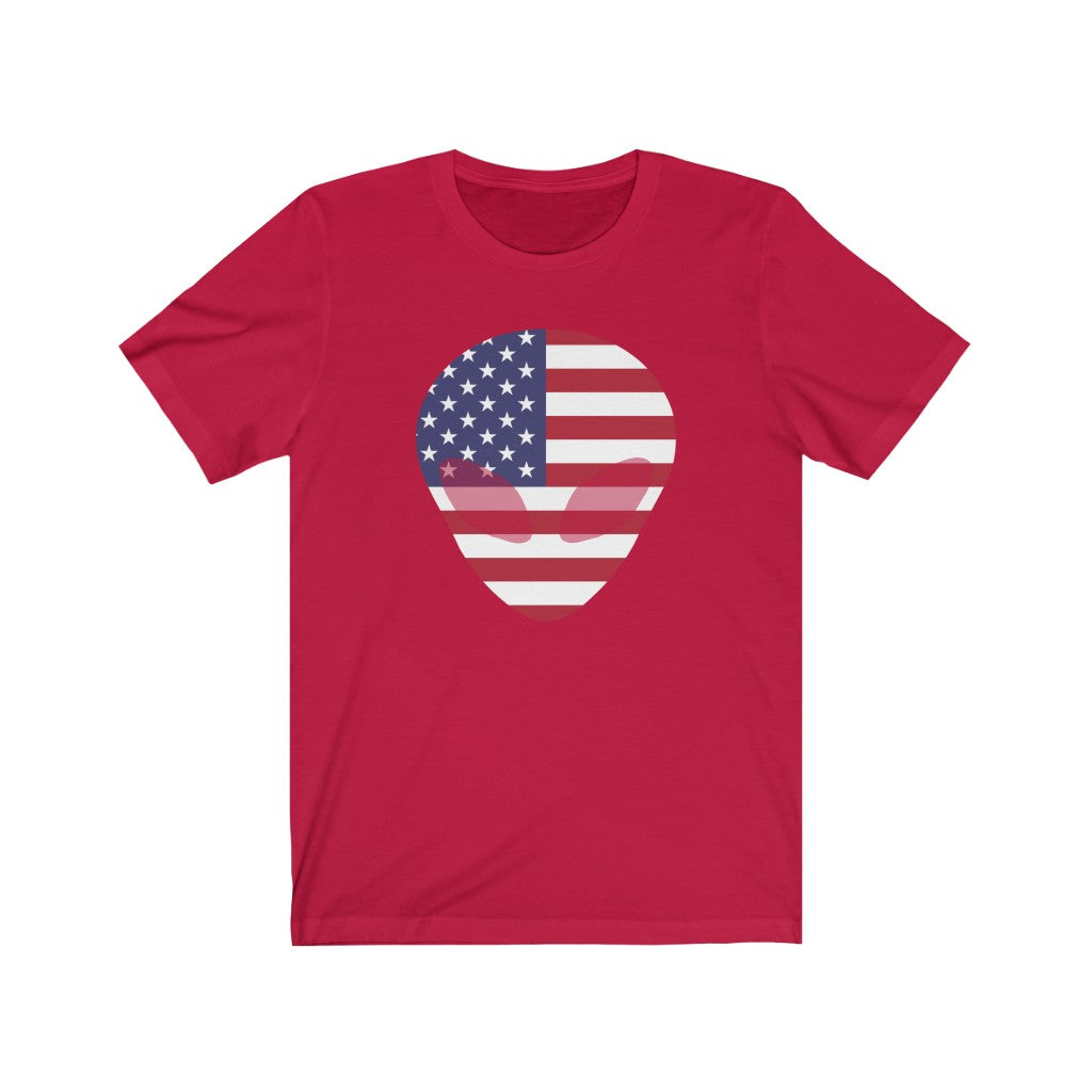 United States of America Alien Flag Premium Tee - Unisex