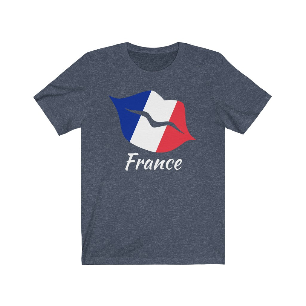 France Lips Flag Premium Tee 2 - Unisex