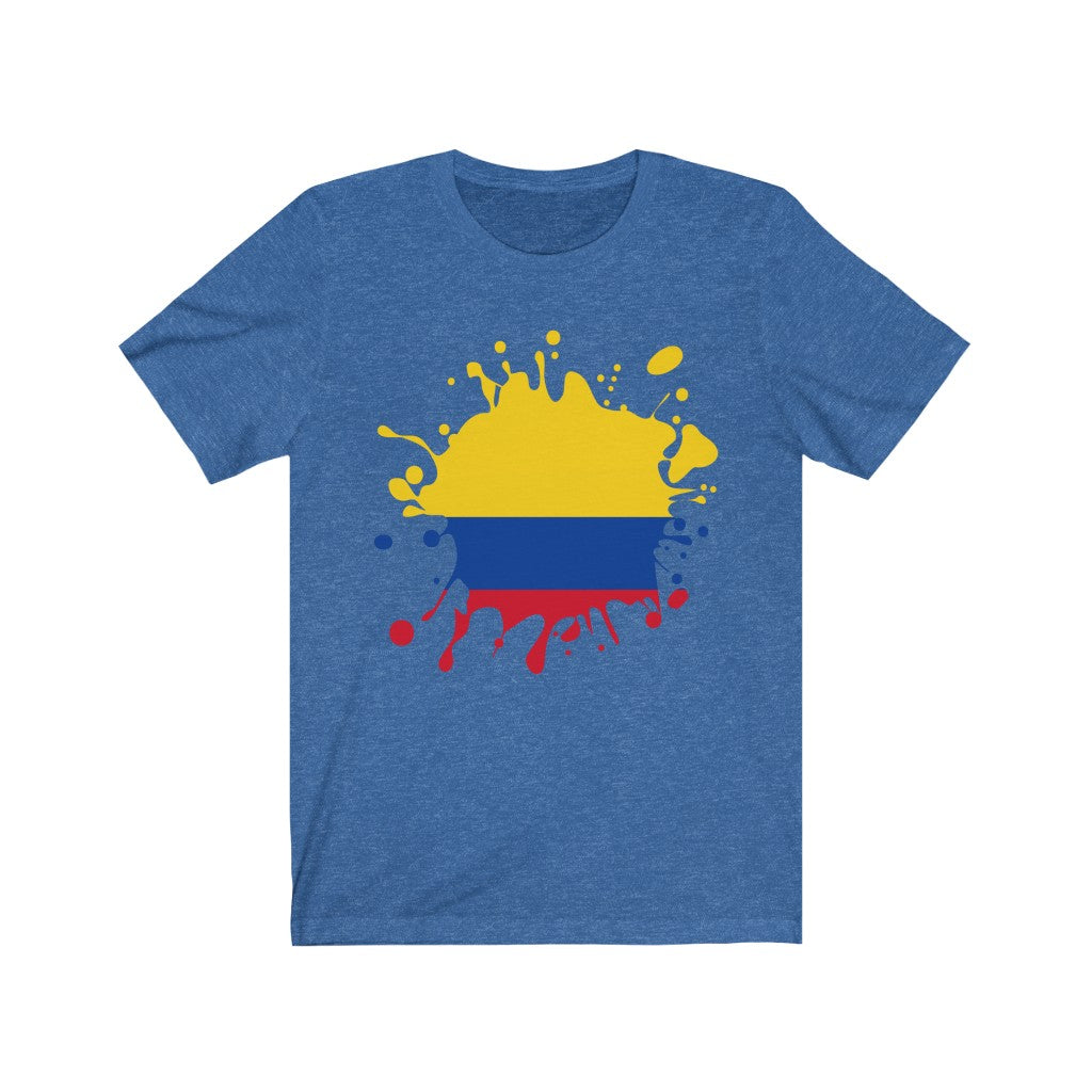 Colombia Splat Flag Premium Tee - Unisex