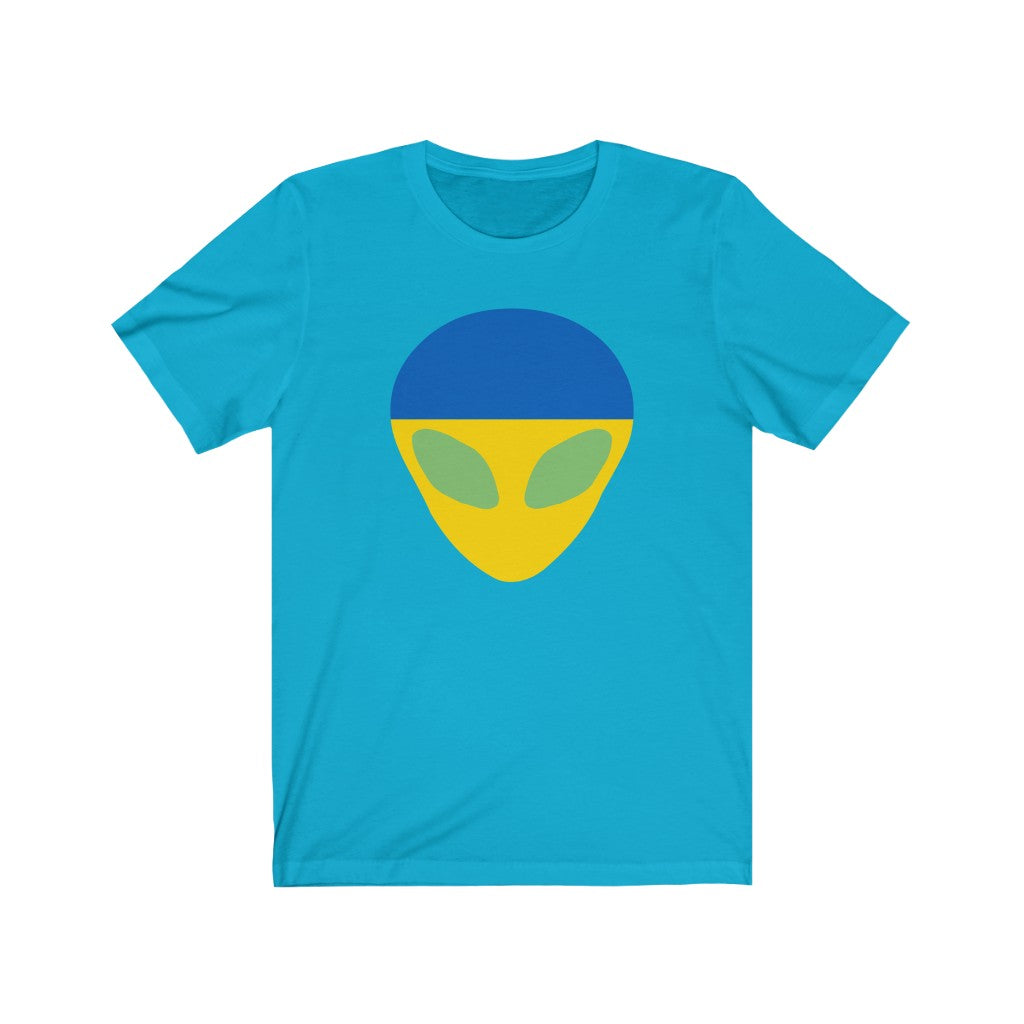 Ukraine Alien Flag Premium Tee - Unisex