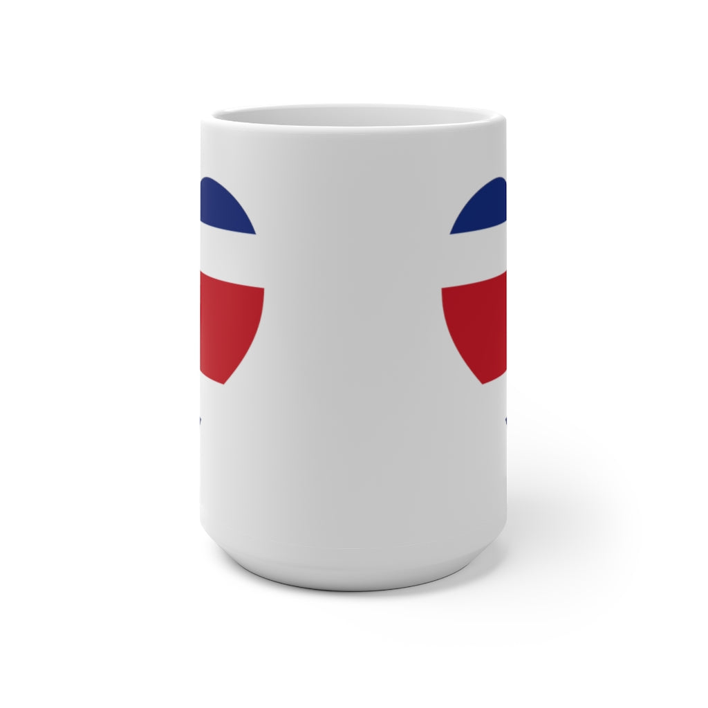 Costa Rica Heart Color Changing Mug