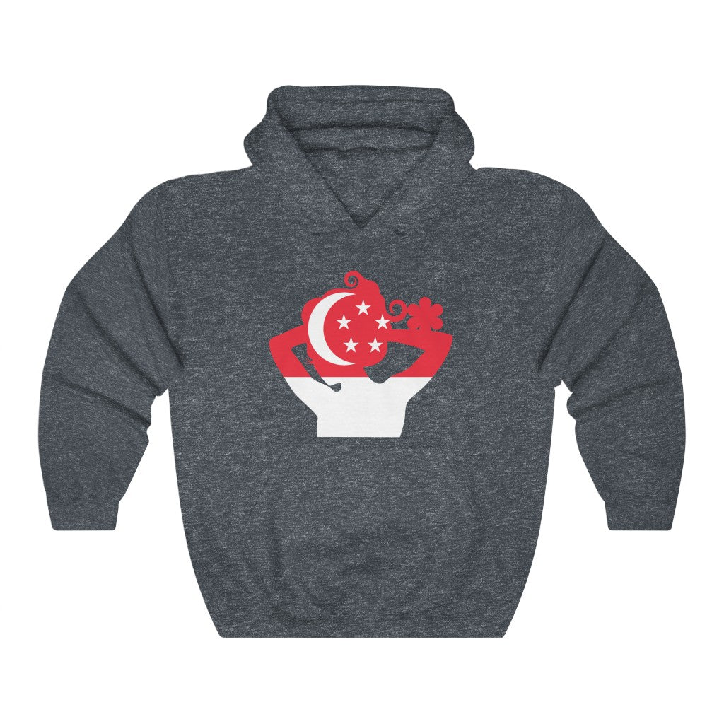 Singapore Lady Flag Hoodie Sweatshirt - Unisex
