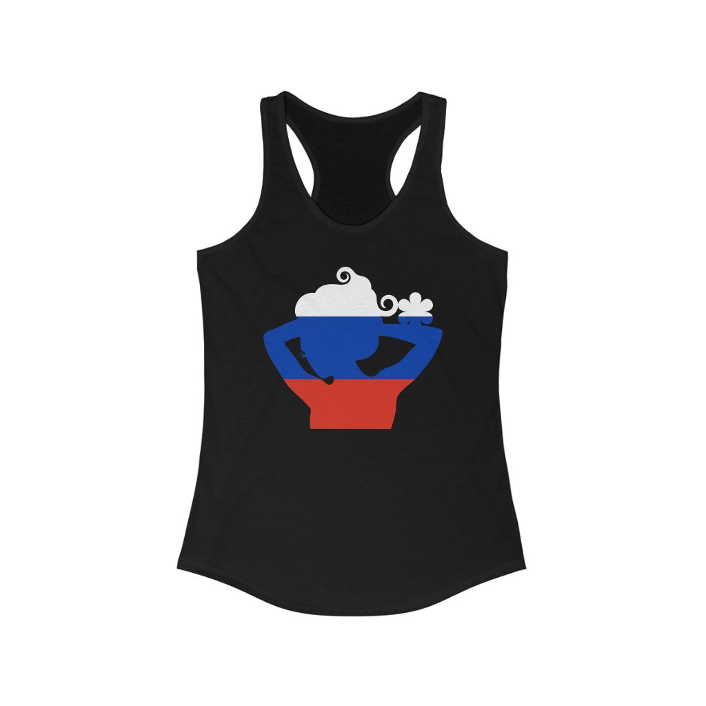Russia Lady Flag Tank – Women