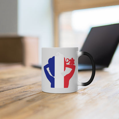 France Lady Color Changing Mug
